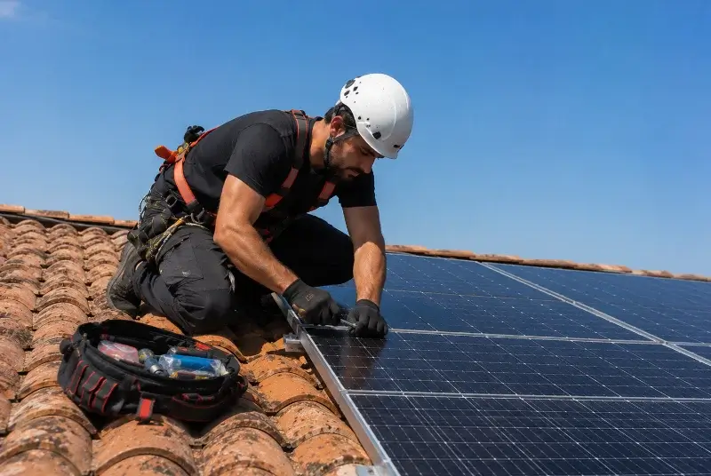 Maintenance et monitoring de panneaux solaires à Mauléon-Licharre